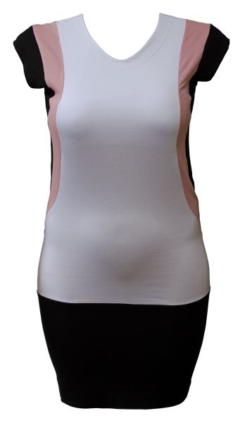 Vestido de Viscolycra - Três Cores- PLUS SIZE