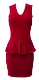 Conjunto de Saia e Blusa c/ Babado Peplum